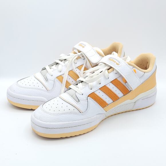 Adidas Forum Low Retro Shoe White Peach Sneaker GY5833 with strap men\'s size 11 main image 3